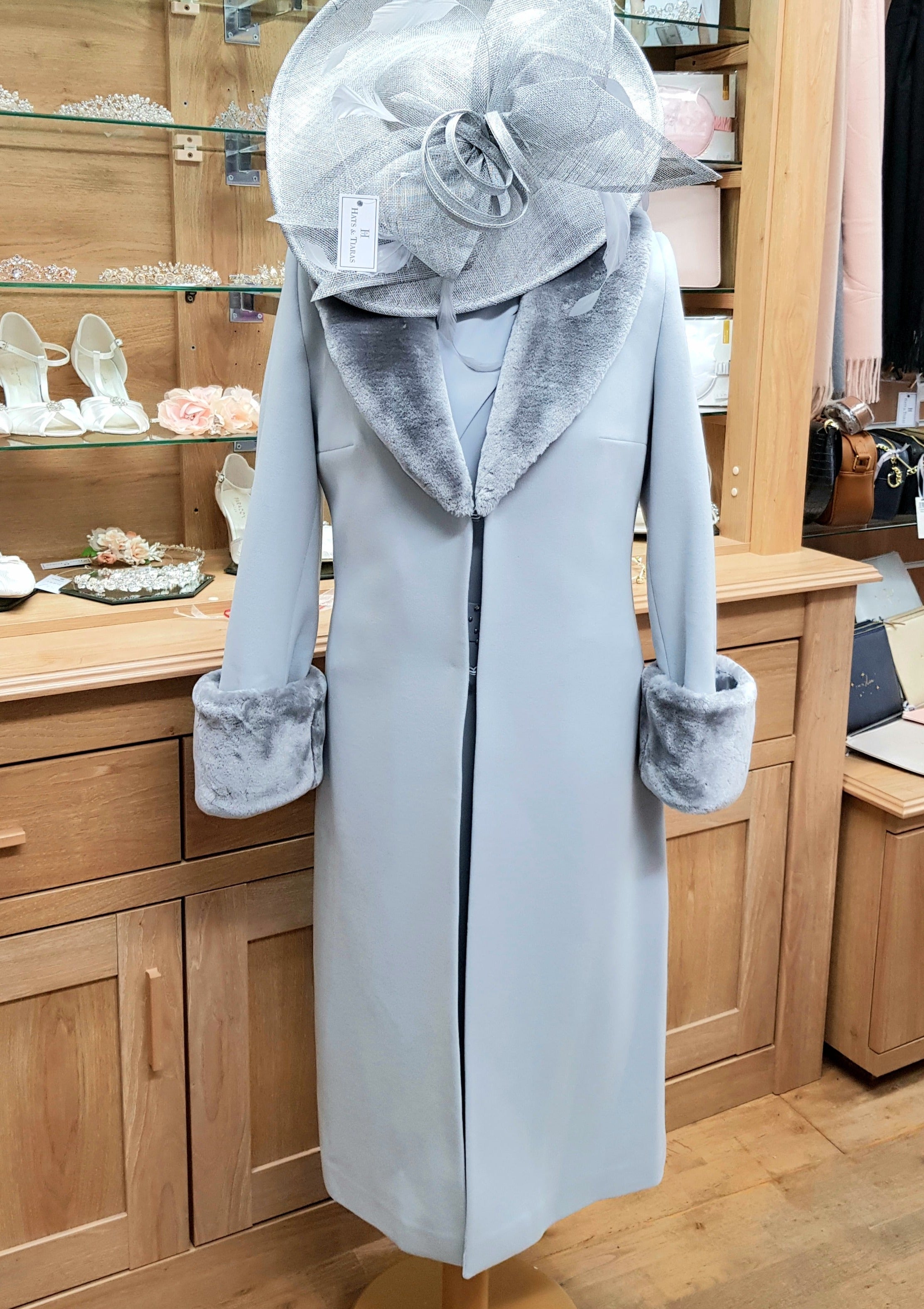 Long grey coat outlet ladies