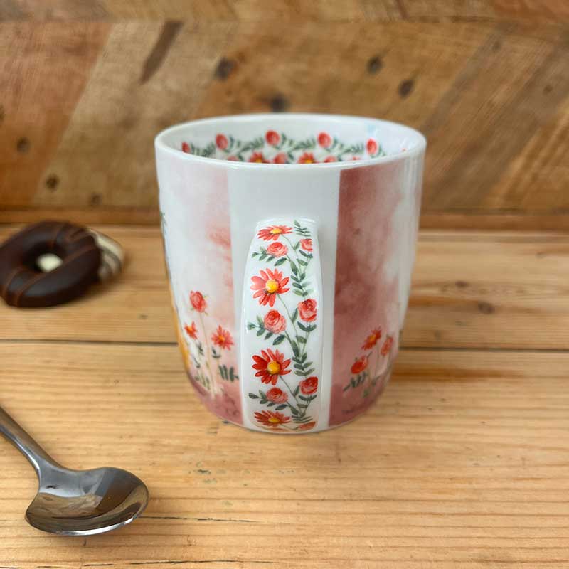 Alex Clark Mug - M44 Goldie and Flowers Mug