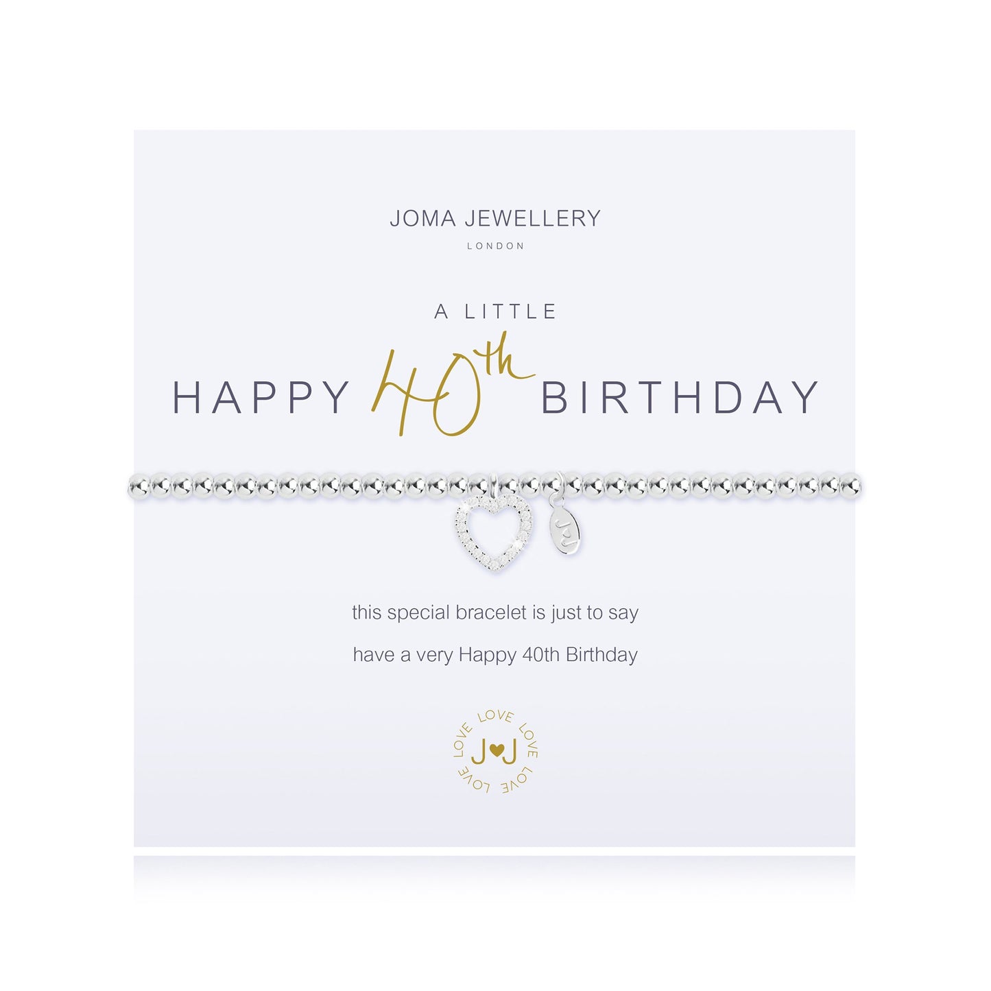 Joma Bracelet 2073 - Happy 40th Birthday