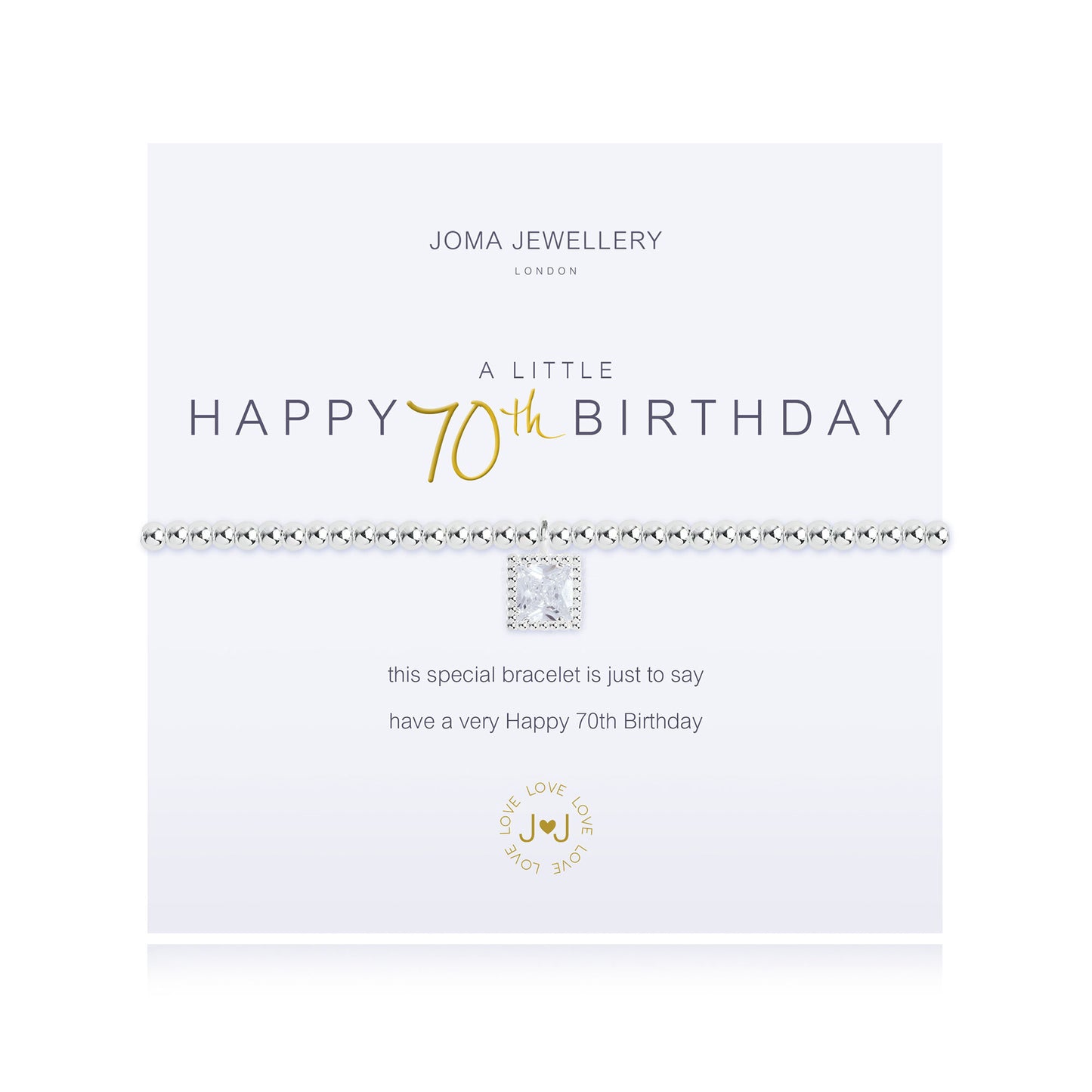 Joma Bracelet 2672 -  Happy 70th Birthday