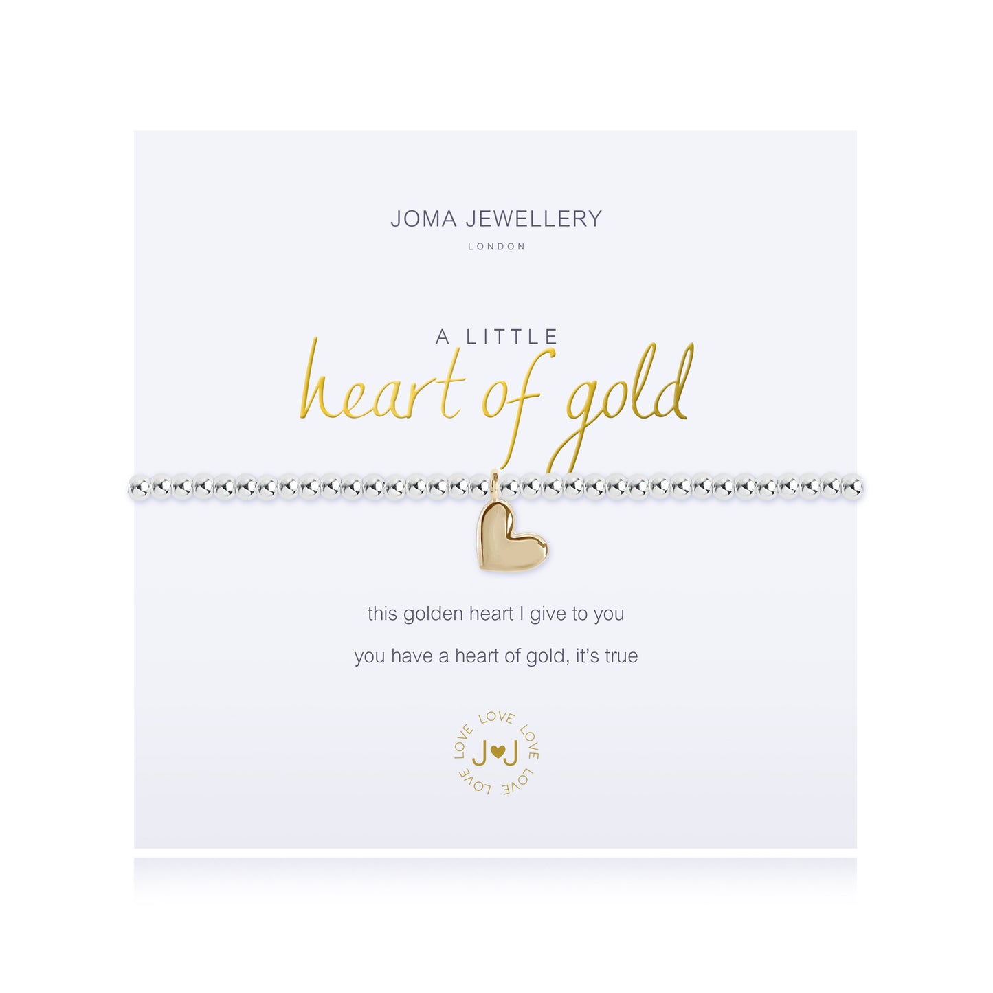 Joma Bracelet 2696 - Heart Of Gold