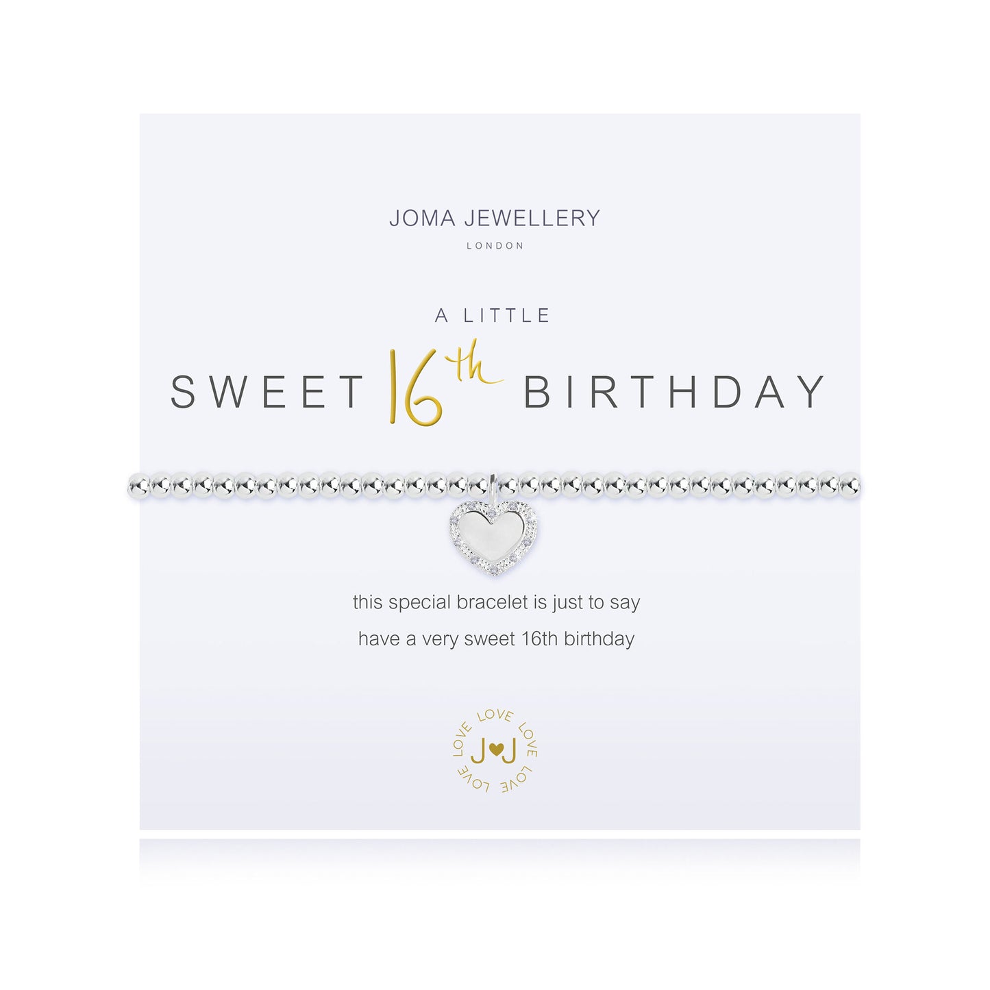 Joma Bracelet 2924 - Happy Sweet 16th Birthday