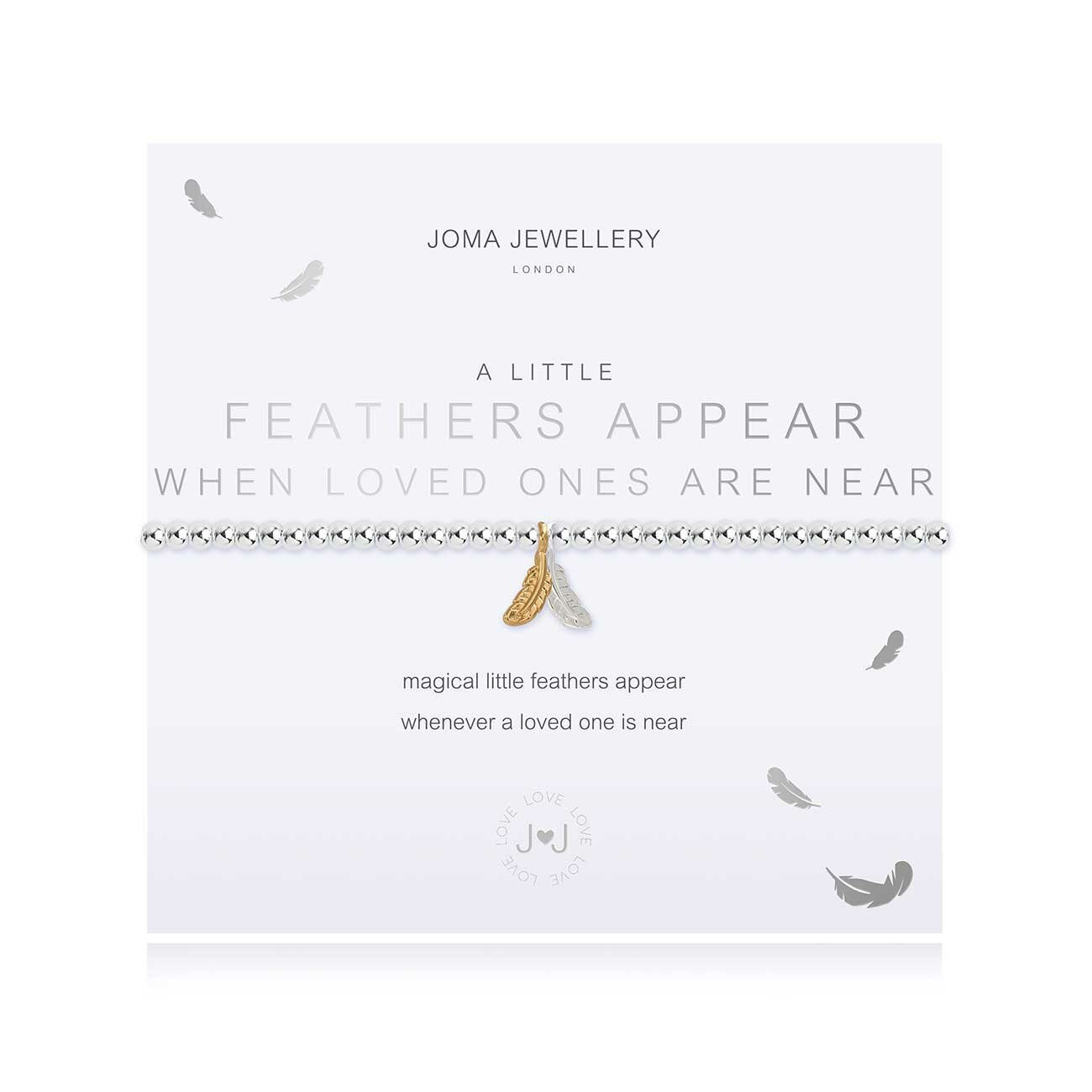 Joma Bracelet 3801 -  Feathers Appear When Loved Ones Are Near