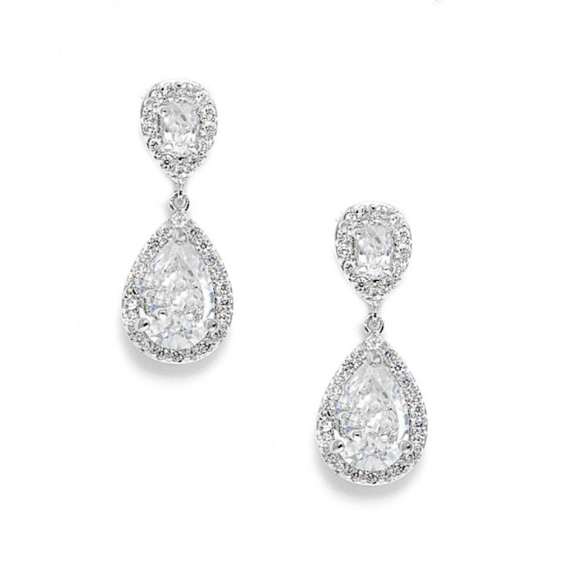 Crystal & Diamante Drop Earrings