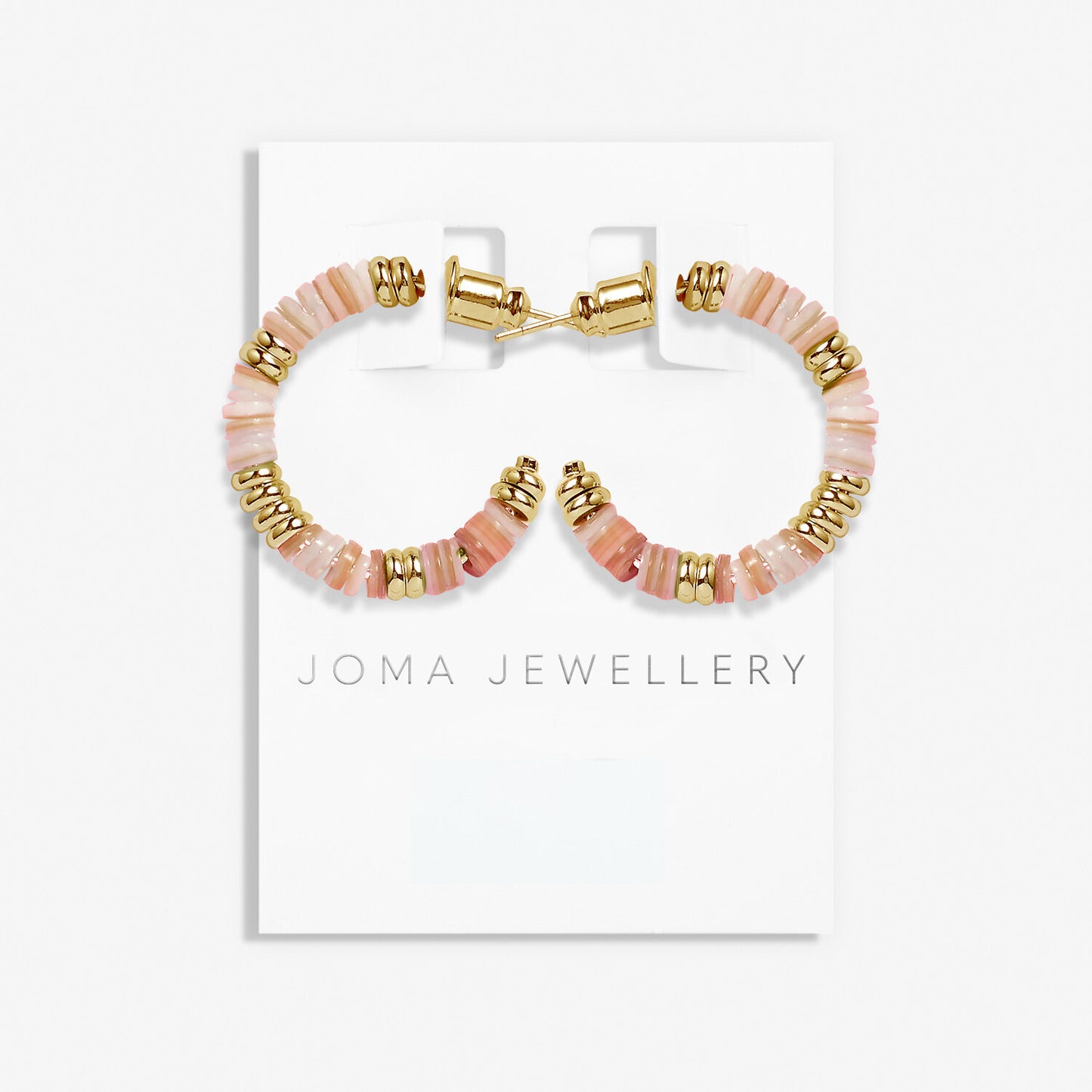 Joma Solstice Earrings 5696 - Gold and Pink