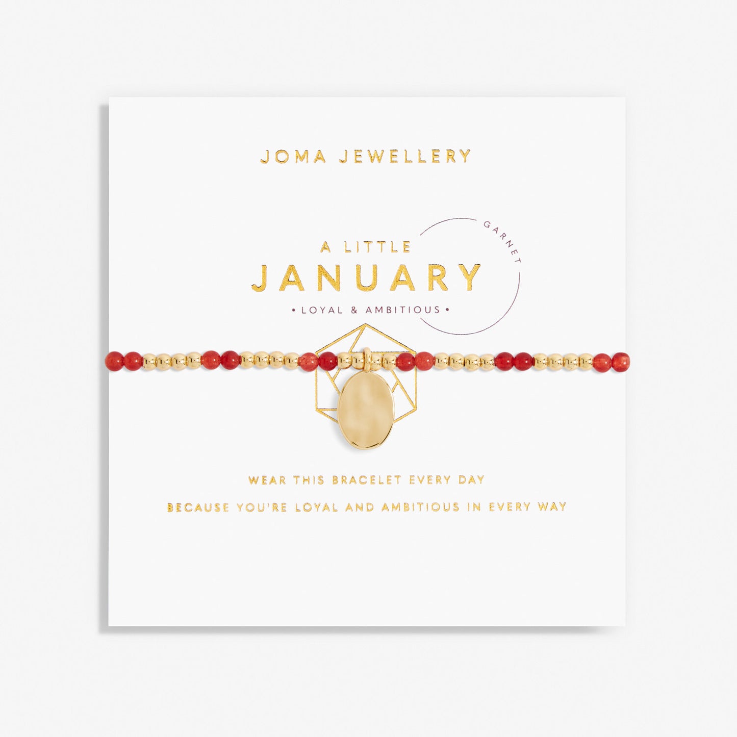 Joma Bracelet 6132 - Birthstone January