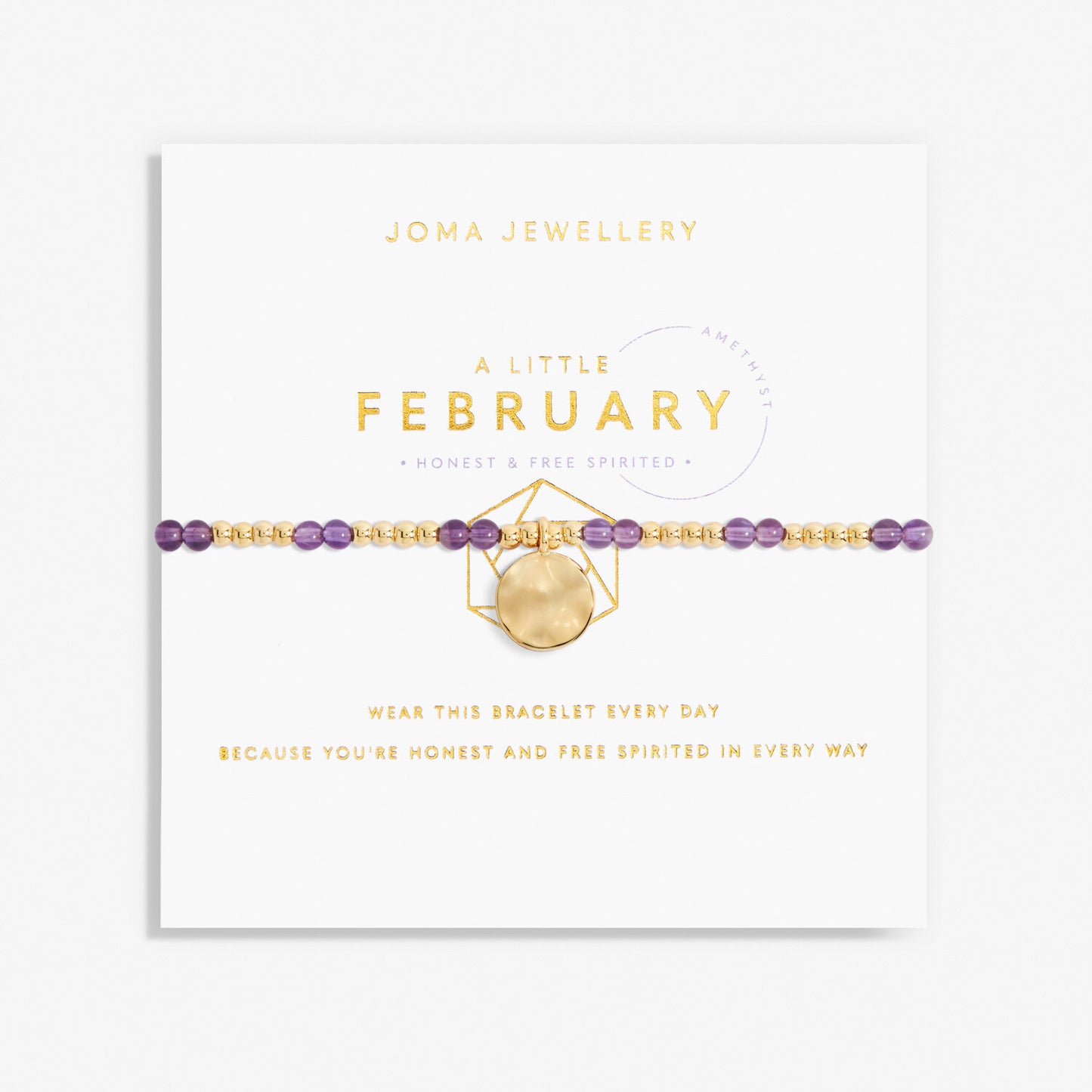 Joma Bracelet 6133 - Birthstone February