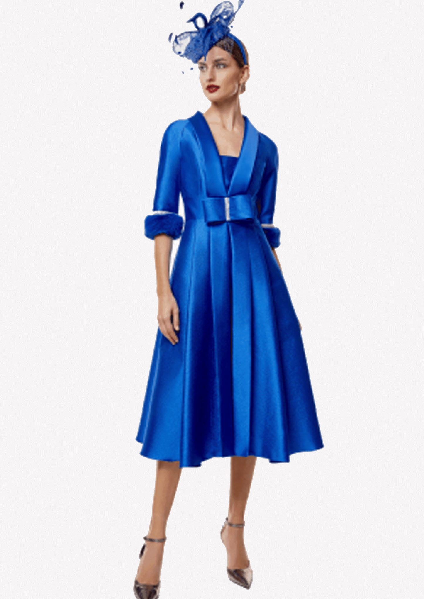 Gabriela Sanchez 7441 Cobalt Blue Dress