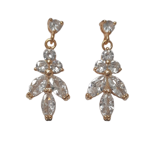 Exquisite Teardrop Crystal Earrings