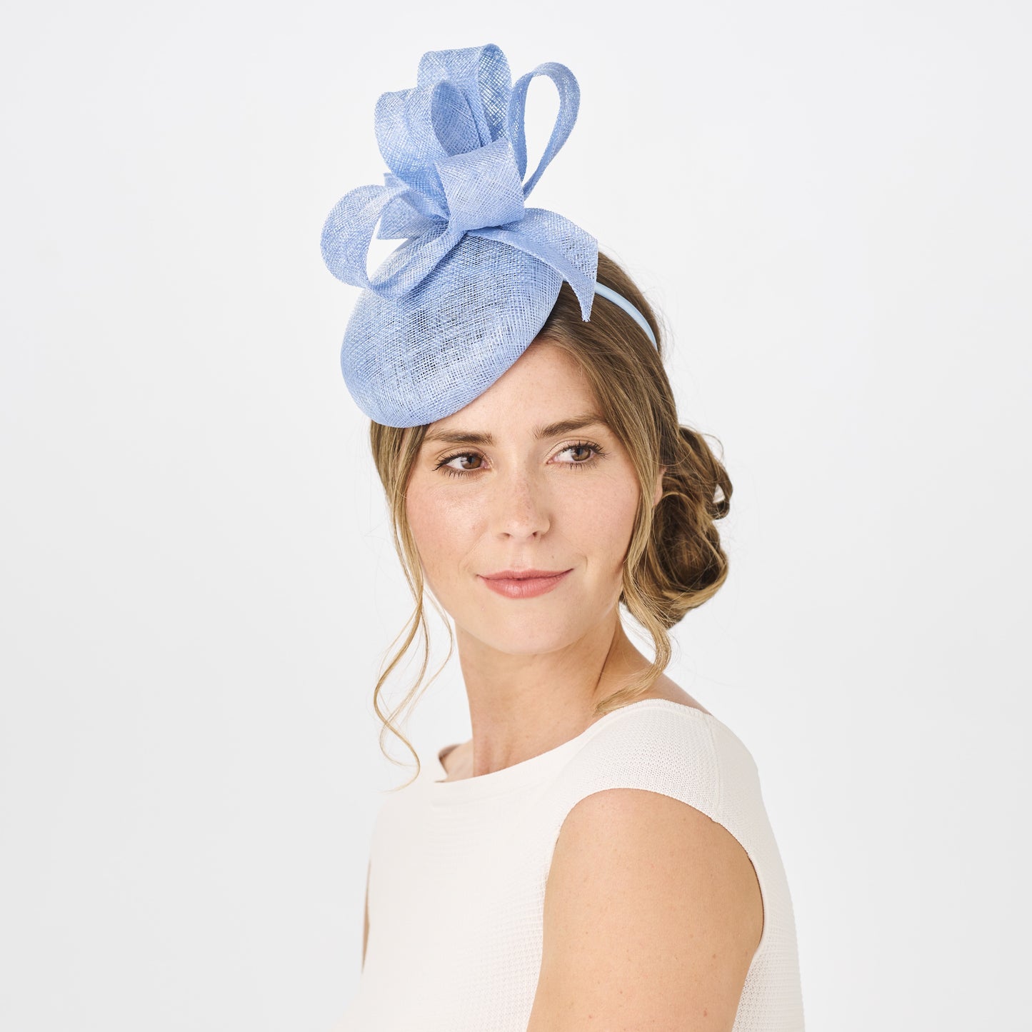 Powder Blue Pillbox Hat