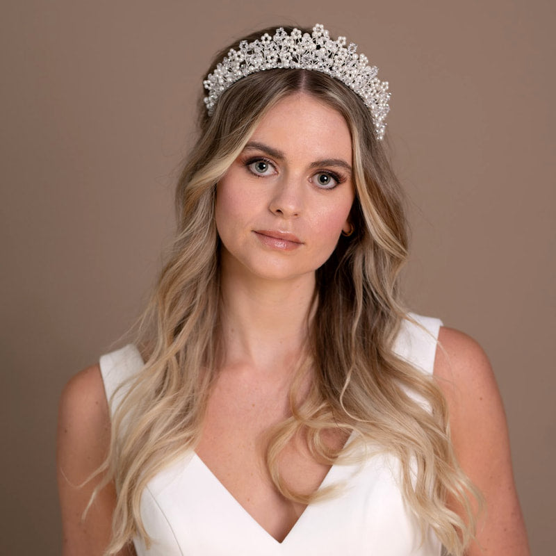 Arianna Floral Tiara