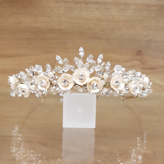 Baccara Antique Gold Tiara