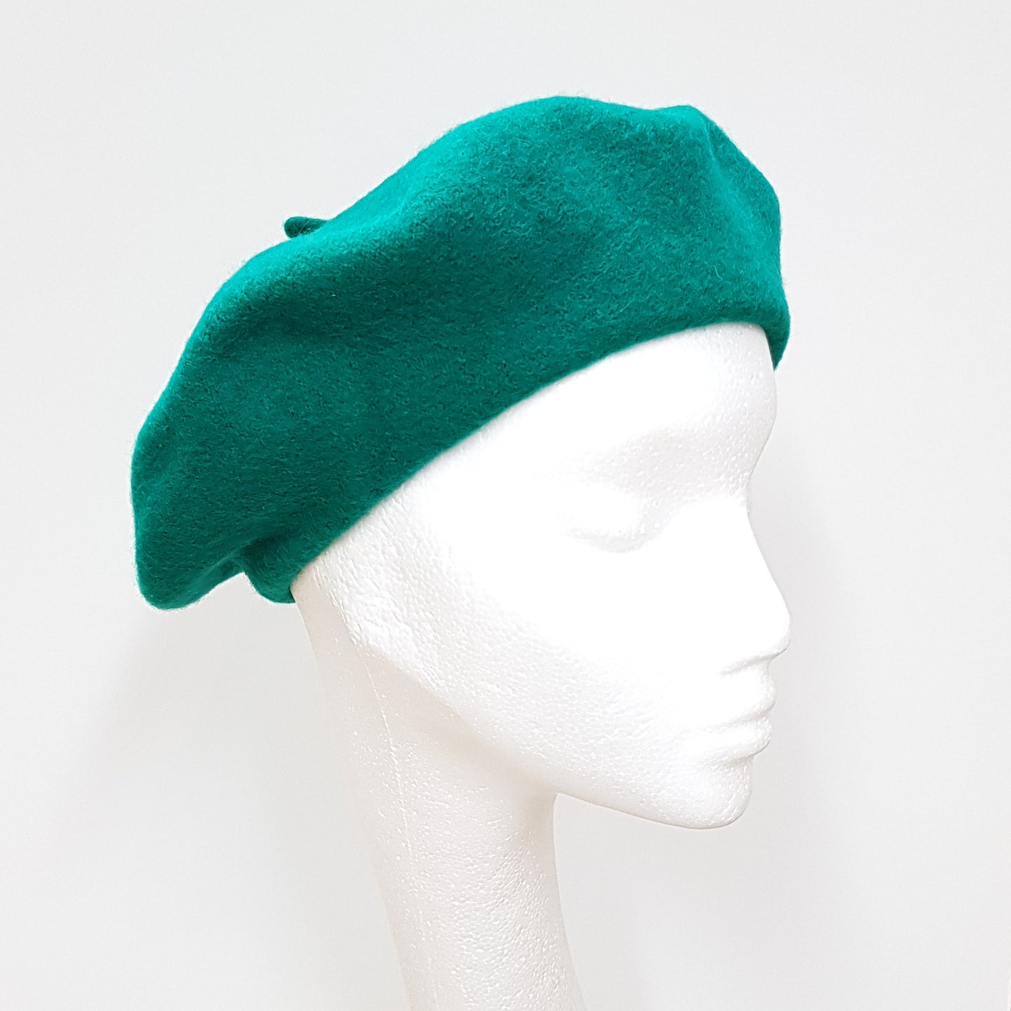 Wool Beret - Emerald