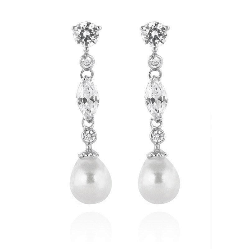 Jane Pearl Bridal Earrings