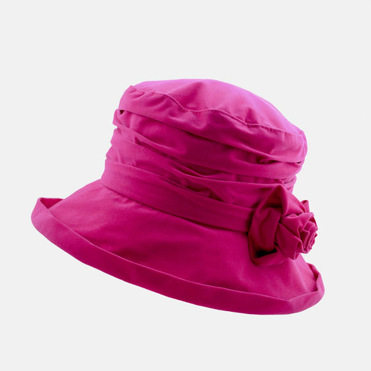 Proppa Toppa Waterproof Velour Packable Hat - Pink