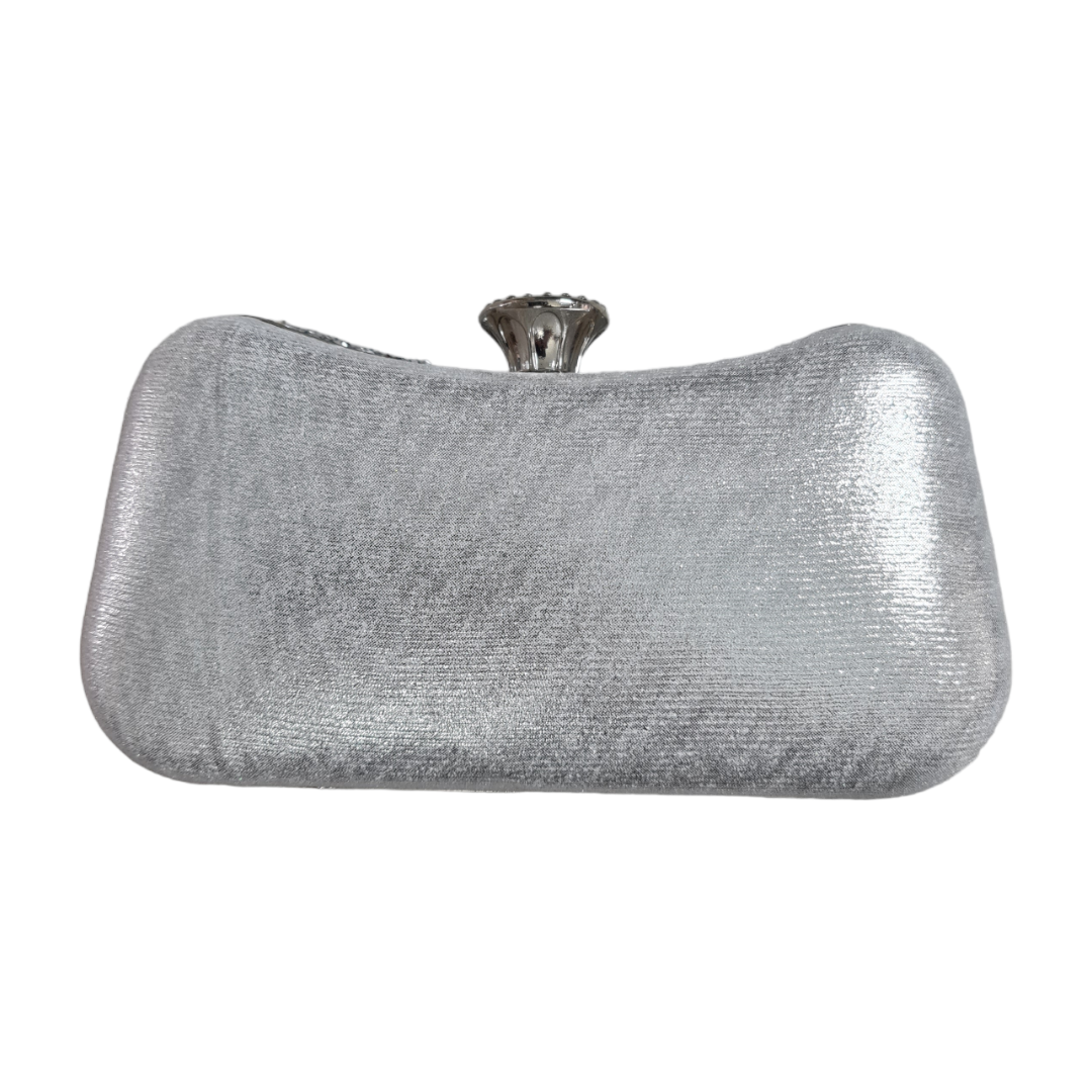 KOKO Diamante Clutch Bag - Silver
