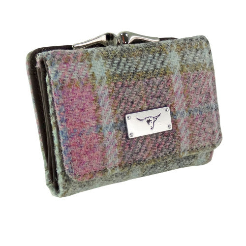 Harris Tweed Unst Purse - COL134 Soft Pink Buchanan