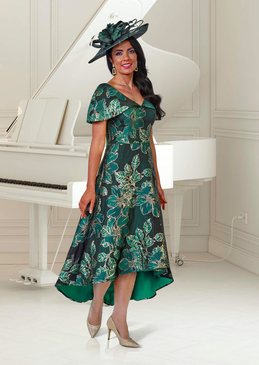 Veromia VO0924 Emerald Green Occasion Dress