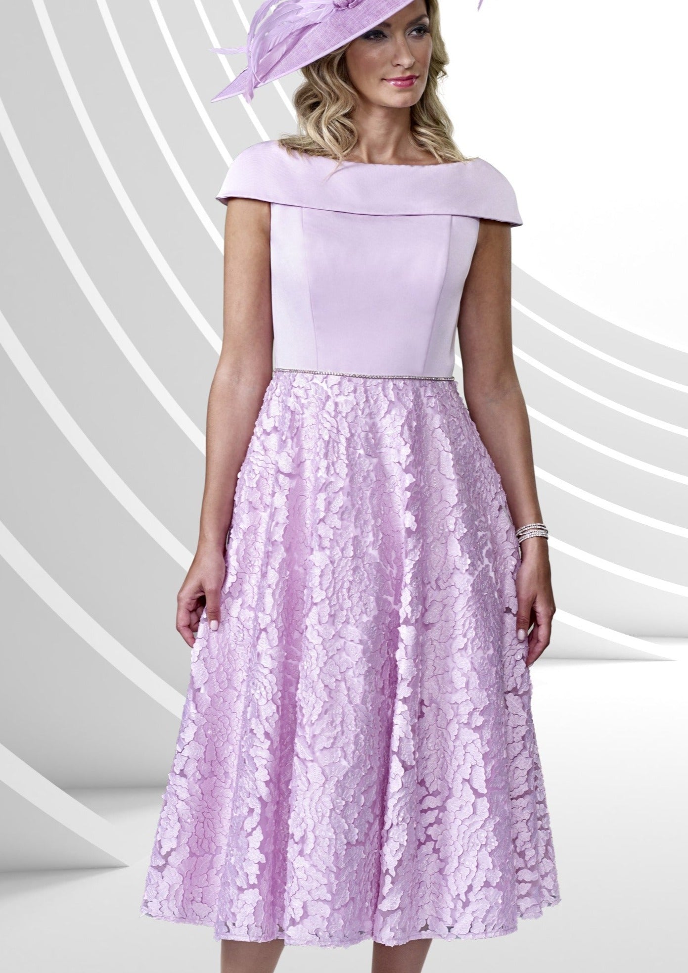 Veromia VO9181 Light Pink Occasion Dress