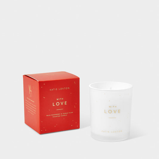 Katie Loxton Sentiment Candle - With Love